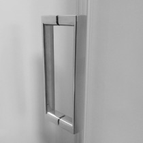 Sprchové dvere LIMA, pivotové, 80x190 cm, chróm ALU, sklo Číre 6 mm